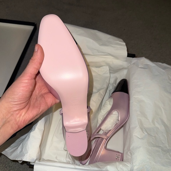 Brand New Chanel Kitten Heel / Sandals - Picture 5 of 6